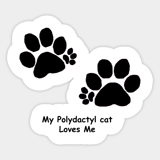 Polydactyl cat paw print clearance